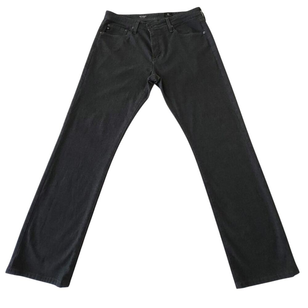 AG Adriano Goldschmied The Everett Slim Straight Jeans Men’s 34x34 Gray Denim